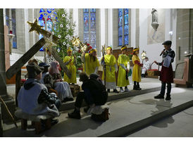 Kinderchristmette mit Krippenspiel (Foto: Karl-Franz Thiede)